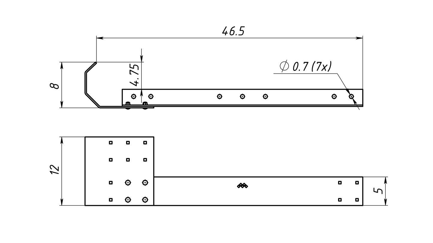 RACK END GUARD - SINGLE SIDE (LEFT OR RIGHT)