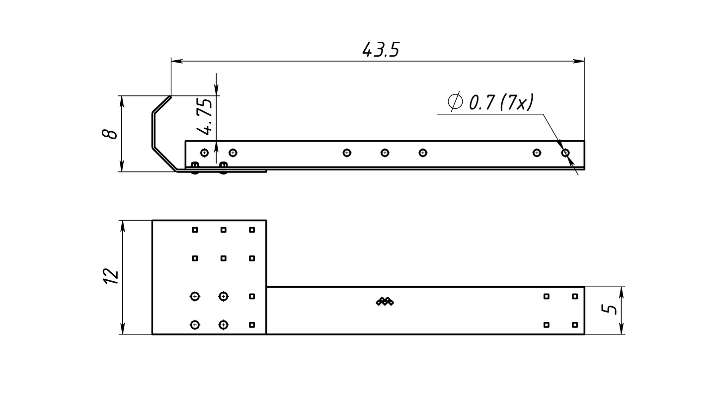 RACK END GUARD - SINGLE SIDE (LEFT OR RIGHT)