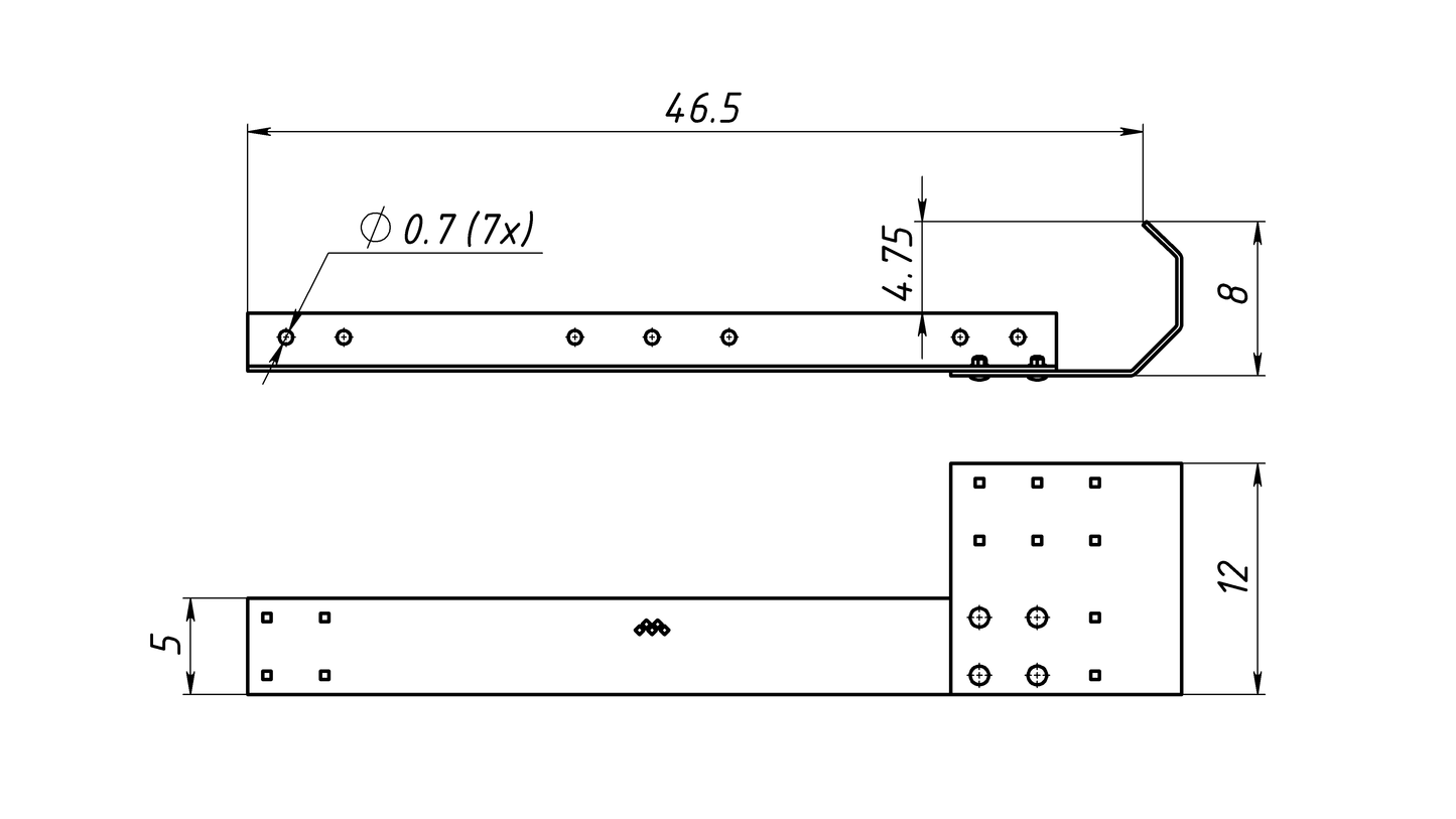 RACK END GUARD - SINGLE SIDE (LEFT OR RIGHT)