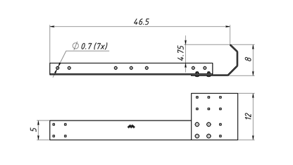 RACK END GUARD - SINGLE SIDE (LEFT OR RIGHT)