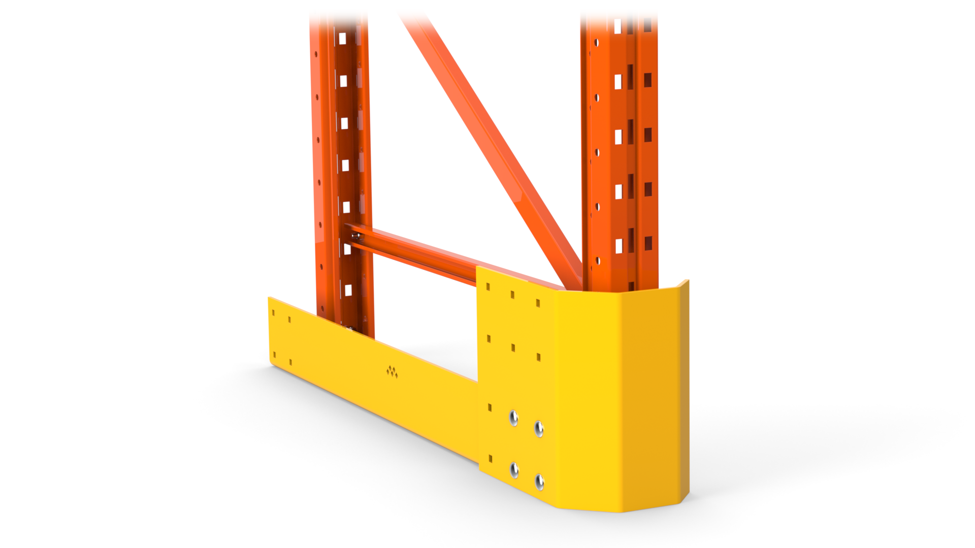 One Line Rack Guard RACK END GUARD - SINGLE SIDE (LEFT OR RIGHT) – www.onlineracks.ca