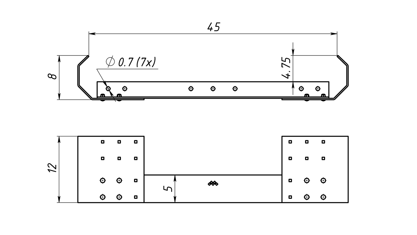 RACK END GUARD - DOUBLE SIDE