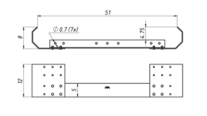 RACK END GUARD - DOUBLE SIDE