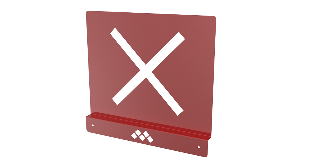 PALLET BLOCKER SIGN