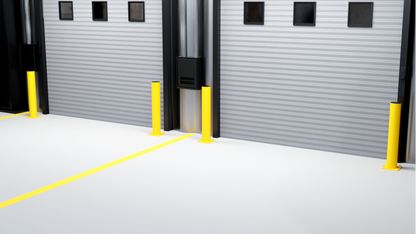 HD 6" ROUND SAFETY BOLLARD 42" HIGH